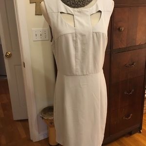 Forever 21 Light grey cut out dress Sz 6 8 L